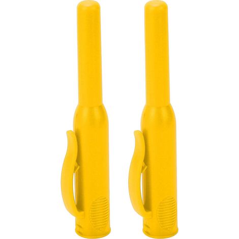 FTVOGUE 2pcs Carpenter Crayon Couverte, Nez Long, Poignée Antidérapante, Couvercle de Protection, Super, Couvercle de Marqueur de Trou Profond, Conception pour les Crayons de Charpentier à Trous (1/5)