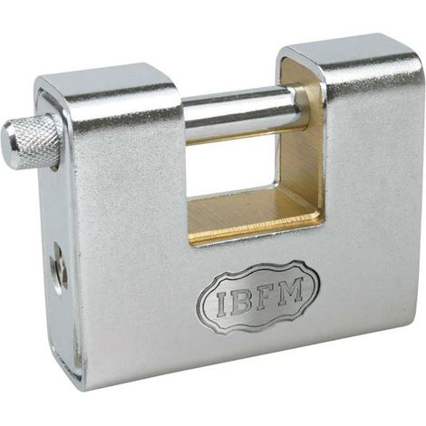 Ibfm lucchetto corazzato da 60mm con blindatura integrale in acciaio corpo in ottone (1/2)