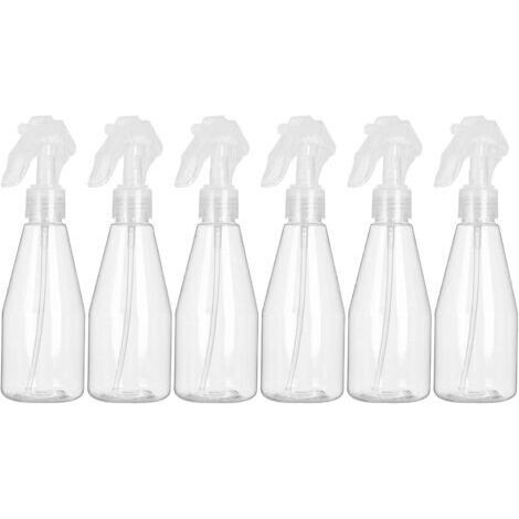 Flacon Spray Vide 200ml, Lot de 6 Vaporisateur Vide en plastique, Bouteille Pulverisateur Vide pour Désinfectant, Jardinage, Nettoyage (1/5)