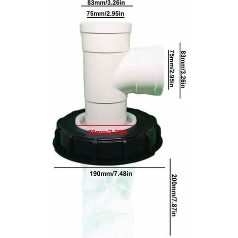 VURAHOME - Filtre De Couvercle IBC - Filtre IBC en Nylon Lavable, IBC Couvercle De Filtre en Nylon 163mm/245mm, Couvercle IBC avec Filtre en Nylon Lavable pour R&eacuteservoir &Agrave Eau De Pluie IBC (1/4)