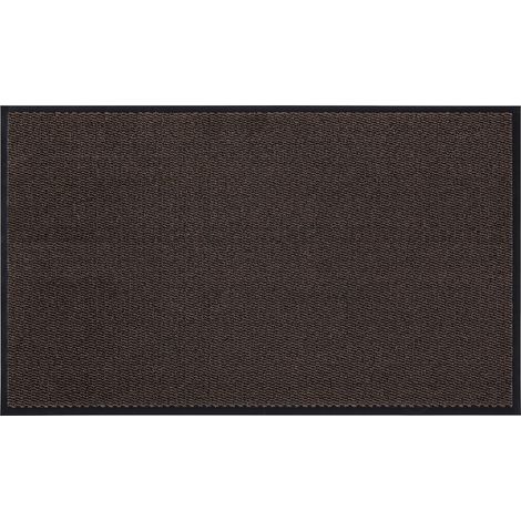 andiamo Easy stuoia Cattura Sporco, zerbino di Polipropilene-Adatto per Interno/Esterno Antracite, Marrone, 80 x 120 cm