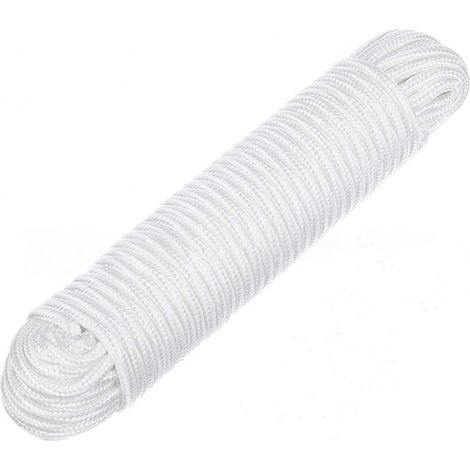 Corde En Nylon - Résistante À L'Usure - Pour Camping Extérieur Construction Et Marine - 6 Mm × 50 M (1/5)