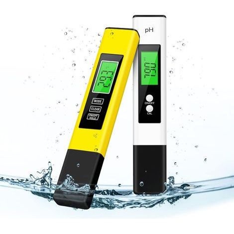 Pool-pH-Tester, elektronischer Wasserqualitätstester pH/TDS/EC/Temperatur für Schwimmbäder, Aquarien, Pflanzen und Trinkwasser, LAOA (1/5)