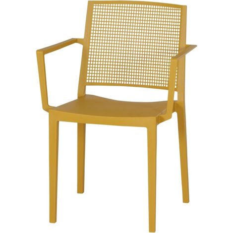 Siena Garden Square AL, Stapelstuhl - Polypropylen mustard (1/5)