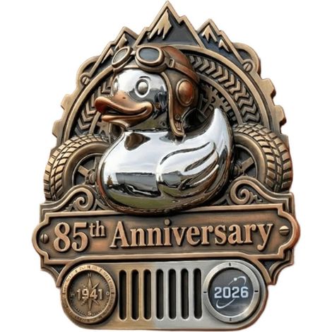 Innovative design and practical styling: New Adventure Duck Car Badge (one-pack)