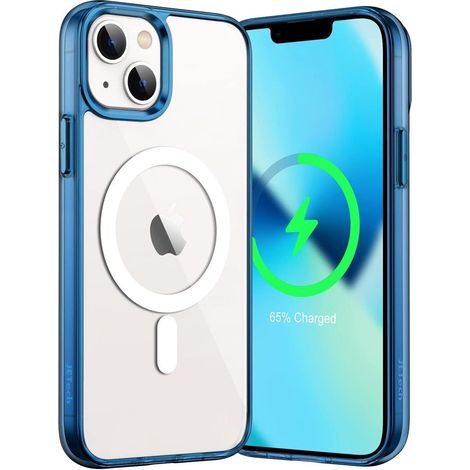 Handyhülle iPhone 13 Mini Magnetisch MagSafe Stoßfest Navy (1/5)