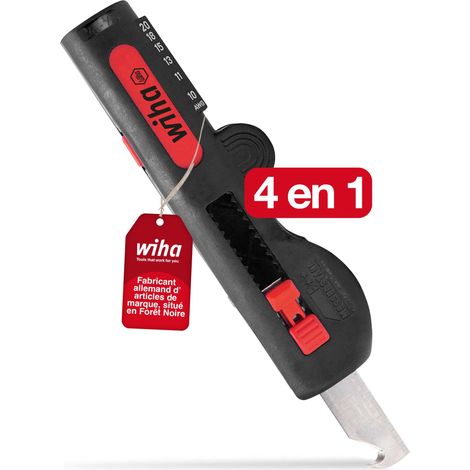 Wiha Outil de dénudage multifonction pour les câbles ronds 125 mm, 5" (44242)