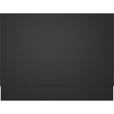 Bathroom Wooden MDF Bath Panel Matt Black Easy Cut 750mm End Panel (1/3)