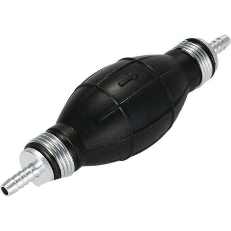 8-mm-Kraftstoffvorförderpumpe für Boote, Aluminium, Benzin-, Dieselpumpe, Universalpumpe für Benzin, Öl, Wasser, Kraftstoffumfüllpumpe, Kfz- und Gartenpumpe (1/4)