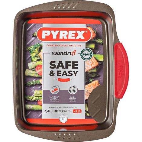 Backblech - PYREX - 1452052 - Rechteckig - Aus Stahl - 30 x 24 cm (1/5)