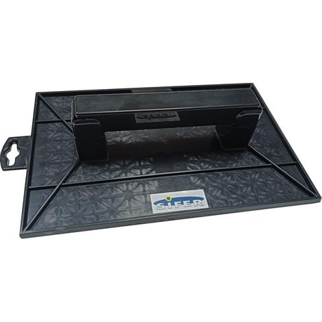sifer talocha plastico negra poliestireno 270x180 mm mls007db