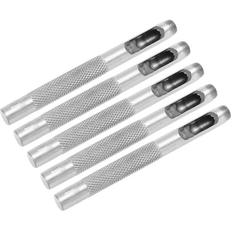 Lot de 20 perforatrices creuses en cuir en acier au carbone pour bricolage, ensemble de perforatrices rondes robustes, outil de perçage pour cuir pour (1/5)