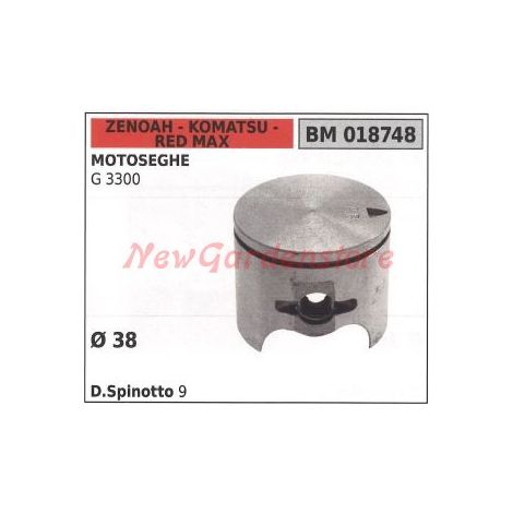 Pistone SEGMENTI spinotto ZENOAH motosega G3300 018748