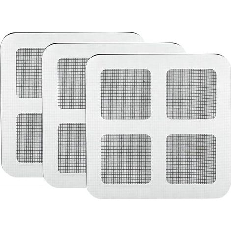 10er-Pack Fliegengitter-Flicken, Moskitonetz-Reparaturflicken, für Löcher und Risse, 10 x 10 cm (1/4)