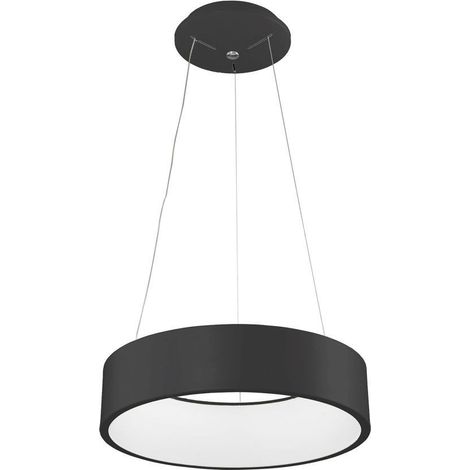 Italux Chiara - Moderner LED-Anhänger schwarz, warmweiß 3000K 1760lm