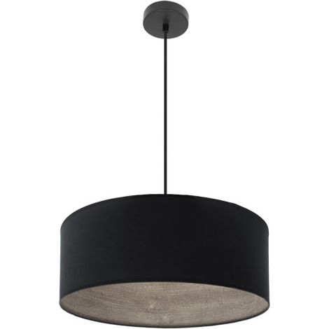 Colgante Tania 1xe27 Negro/negro-madera Gris Regx50x50 Cm (1/2)