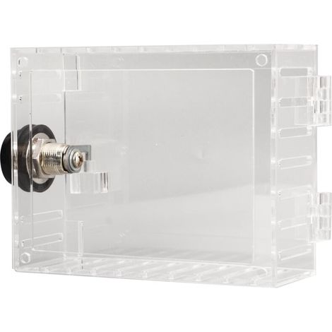Cassetta di sicurezza universale con combinazione trasparente per termostato, coperchio trasparente per termostato per case, uffici, chiese (1/4)