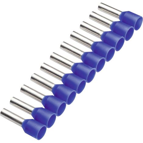 Cimco 187504 Embout simple d'extrémité de câble 2.5 mm² partiellement isolé bleu 400 pc(s) Y018323