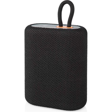 Altavoz Bluetooth®  Duración máxima de la batería: 7 horas  Diseño portátil  7W Mono  Micrófono incorporado  Sincronizable  Negro