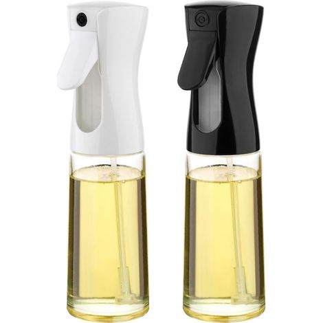 Spray Huile Olive,2 pièces vaporisateur huile cuisine pulvérisateur d'huile distributeur d'huile pour pulvérisateur d'huile(200 ml)
