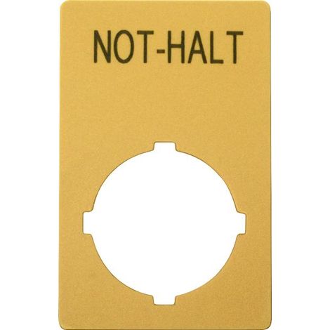 Eaton NOT-HALT Scudo di emergenza giallo 50 mm