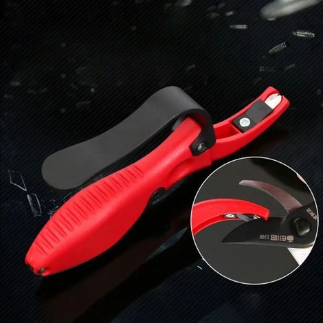 Affûteur d'outils de jardinage – Aiguiseur pour sécateurs et tondeuses à gazon – Acier allié – Poignée ergonomique (1/5)