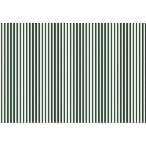 Telo di ricambio per tenda da sole Verde e Bianco 300 x 250 cm (1/4)