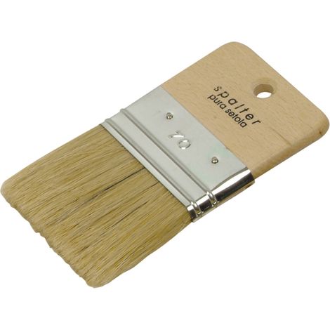 spalter "pinty" con manico in legno - setola 100 mm.
