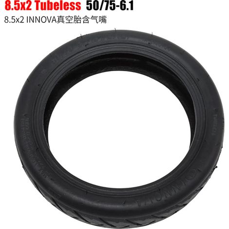 Pneus tubeless 8,52 avec valves, pneus pour trottinette électrique 50/75-6,1M365/pro