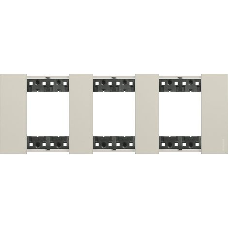Placca interruttore Bticino ka4802m3k tecnopolimero incasso