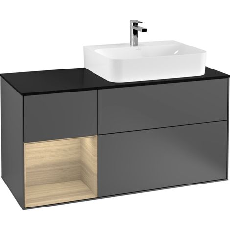Villeroy & Boch F142PCGK Armoire sous-lavabo Finion F14