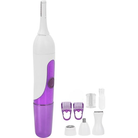 Épilateur indolore pour femmes, tondeuse de beauté, rasoir à poils de nez en acier inoxydable (1/5)