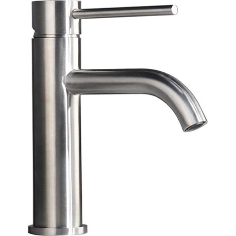 Robinet de lavabo, or rose, monotrou, eau froide, pour vasque (1/5)
