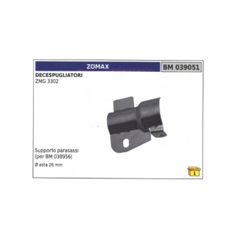 Supporto parasassi ZOMAX decespugliatore ZMG 3302 Ø asta 26 mm