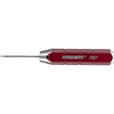 Tournevis hexagonal usiné rouge : .050 (1/3)