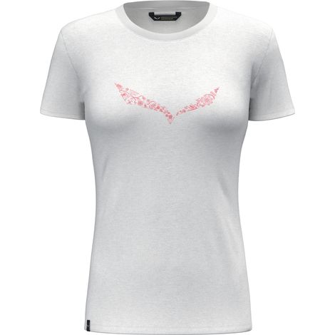 Salewa Damen-T-Shirt, einfarbig, trocken, weiß, 00-00000270190010 r M (1/5)