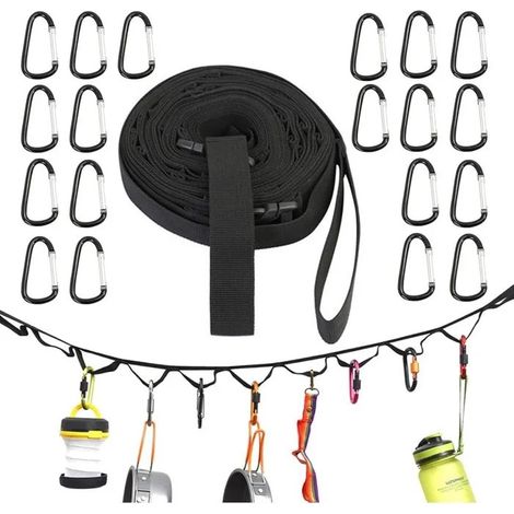Étendoir à linge rétractable pour le camping, étendoir à linge de voyage pour une utilisation intérieure et extérieure