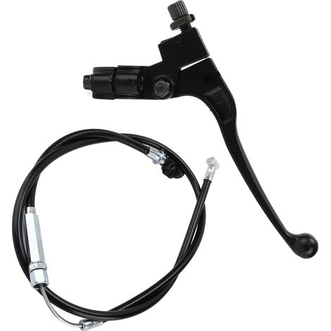 Câble de levier d'embrayage gauche avec tendeur, remplacement pour motos tout-terrain Kawasaki 50cc, 70cc, 90cc, 110cc et 125cc (guidon de 7/8 po). (1/5)