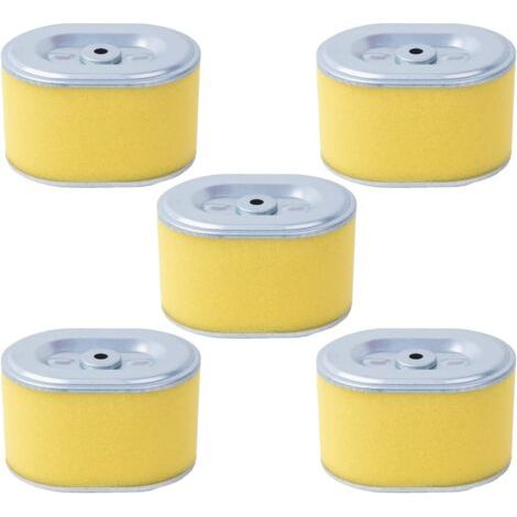 Lot de 5 filtres à air pour Honda GX160, GX200, GX140, GX100, GX110, GX120, filtre à air ADEFOL avec préfiltre, pièces de rechange professionnelles pour moteurs 5 CV, 5,5 CV et 6 CV.
