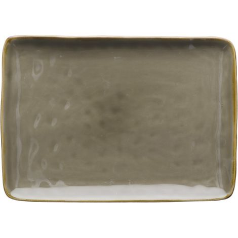 PLATEAU RECTANGULAIRE 27X19CM LIGNE CONCERTO GRIS/TAUPE