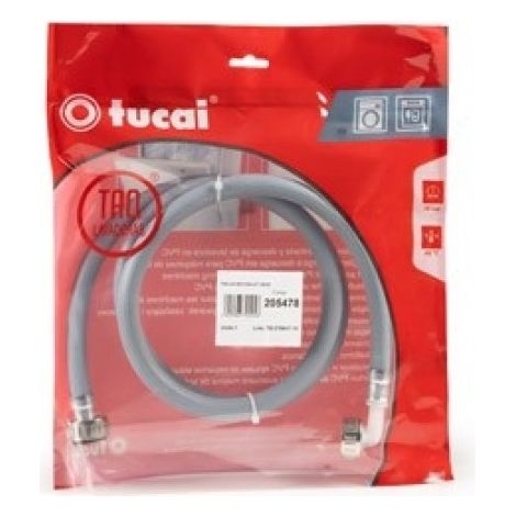 Conexion flexible lavadadora tuercas metalicas hh3/4´200 cm