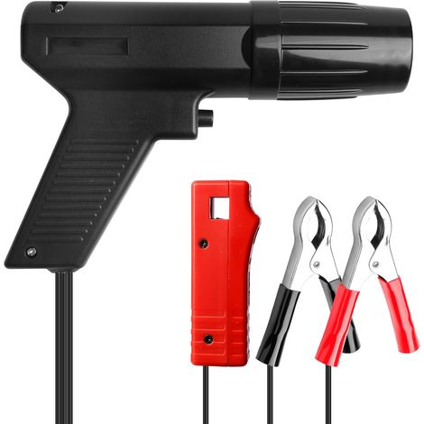 12V Ignition Strobe Light, Ignition Adjustment Gun with Light, Ignition Adjustment Lamp, Flash Gun, Ignition Lamp for Cars, Motorcycles and Marine Gasoline Engines (1/5)