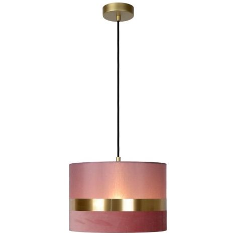 Lampada a sospensione rosa/oro Extravaganza E27 Lucide