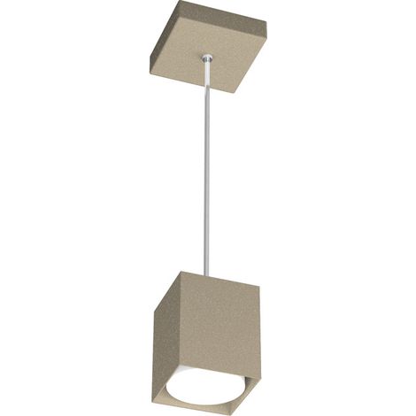 Sospensione Moderna Plate Metallo Sabbia 1 Luce Gx53 10Cm (1/4)