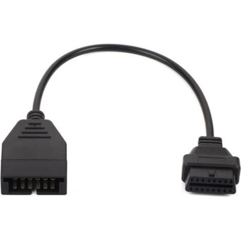 Câble de Diagnostic, GM OBD1 12 Broches à OBD2 16 Broches câble Adaptateur de connecteur d'outil de Diagnostic