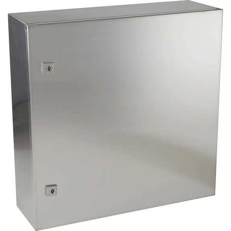 [GEBRAUCHT] B-Ware Tru Components Schaltschrank Gehäuse Edelstahl Lichtgrau 600x600x200 Tcss606020