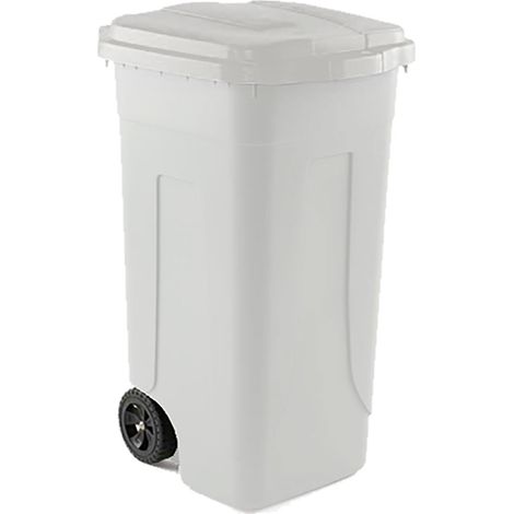 Bidone Immondizia Carrellato Corpo Coperchio Mobil Plastic Ottanta 80 Lt