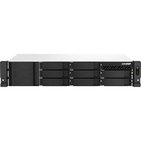 QNAP TS-873AEU-4G server NAS e di archiviazione Armadio (2U) Collegamento ethernet LAN Nero V1500B (1/4)