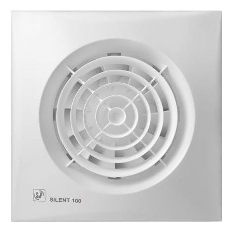 Extractor baño axial 95m3/h silenc c/a bl silent 100cz s&p (1/2)