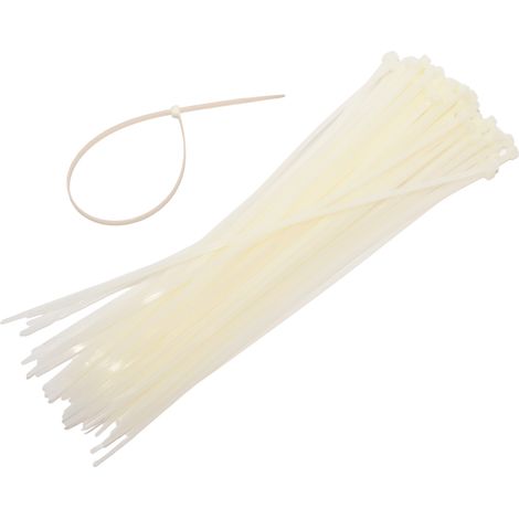 AWTOOLS OPASKA PLASTIK BIAŁA 4,8x300/100szt.